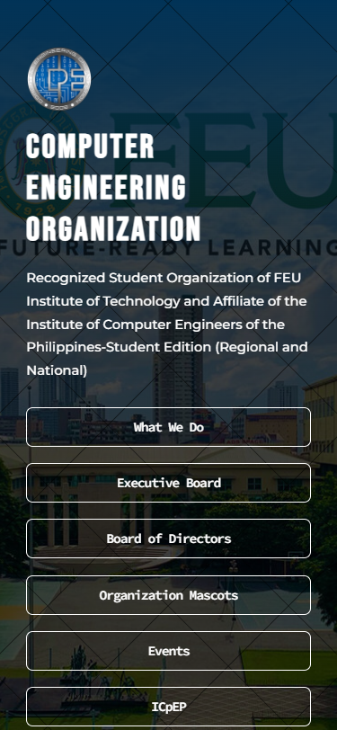 Computer Engineering Organization's Carrd page