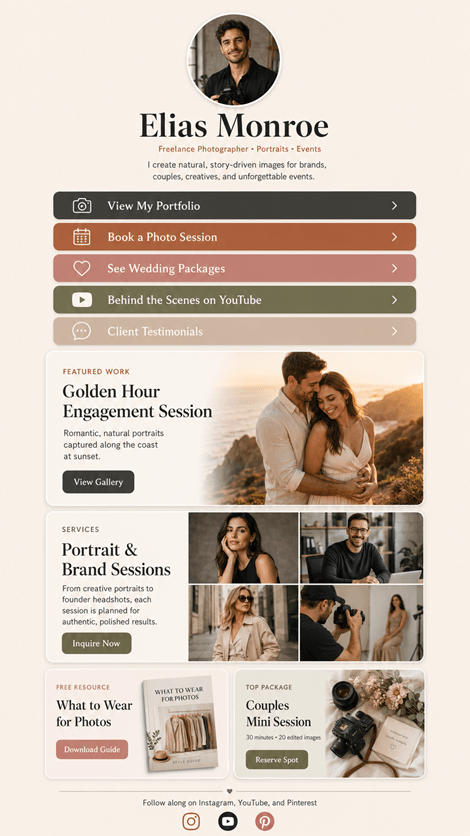 Elias Monroe's Linkjoy page